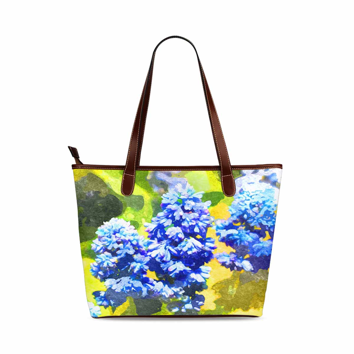 Classic Fabric handbag, watercolor floral, design 181