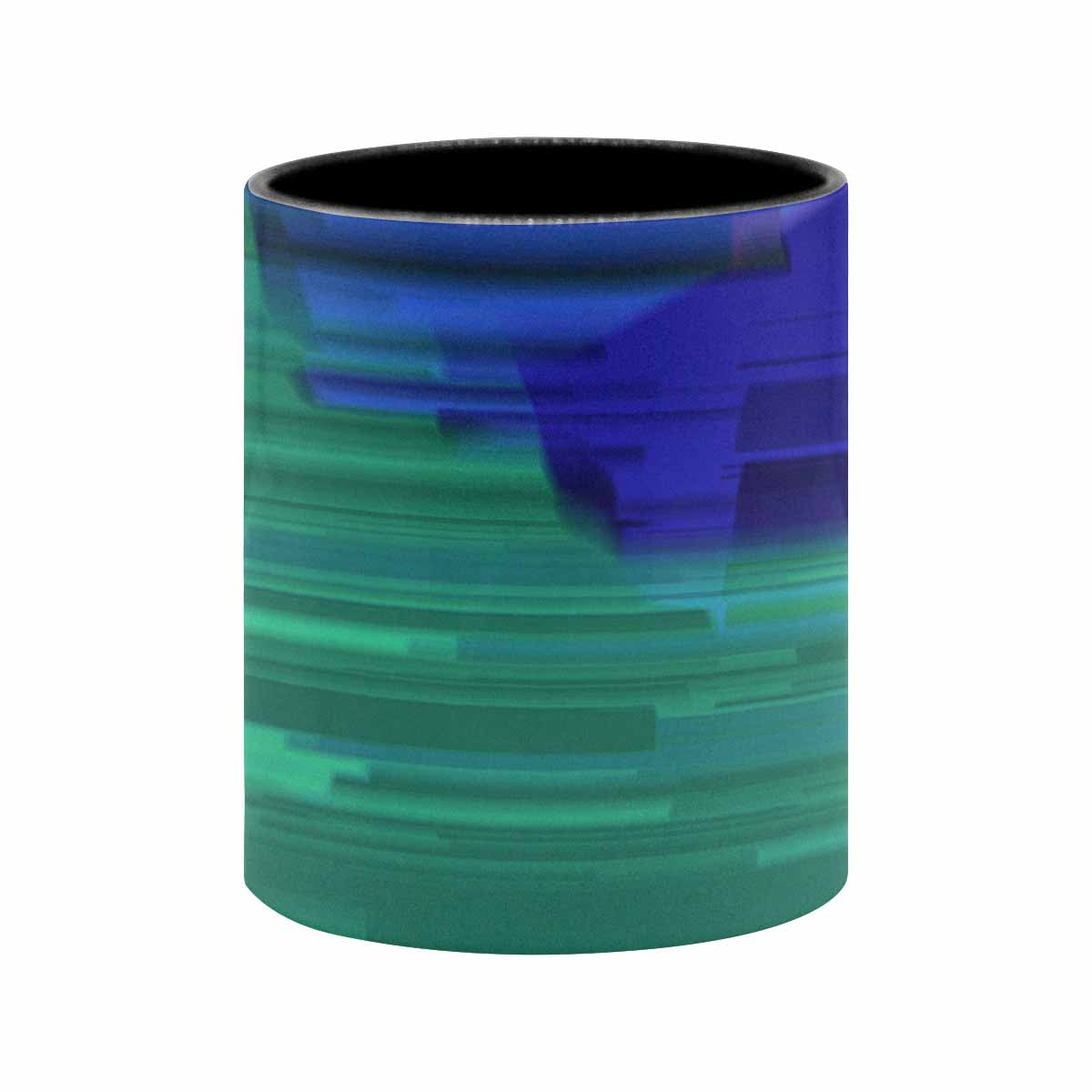 Coffee Mug, tea cup, black core, abstract, design 19