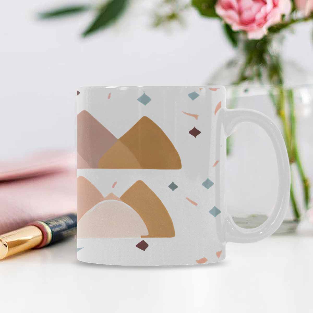 Quality Mug, coffee mug, tea cup, Bold Abstract, Set 1, design 68