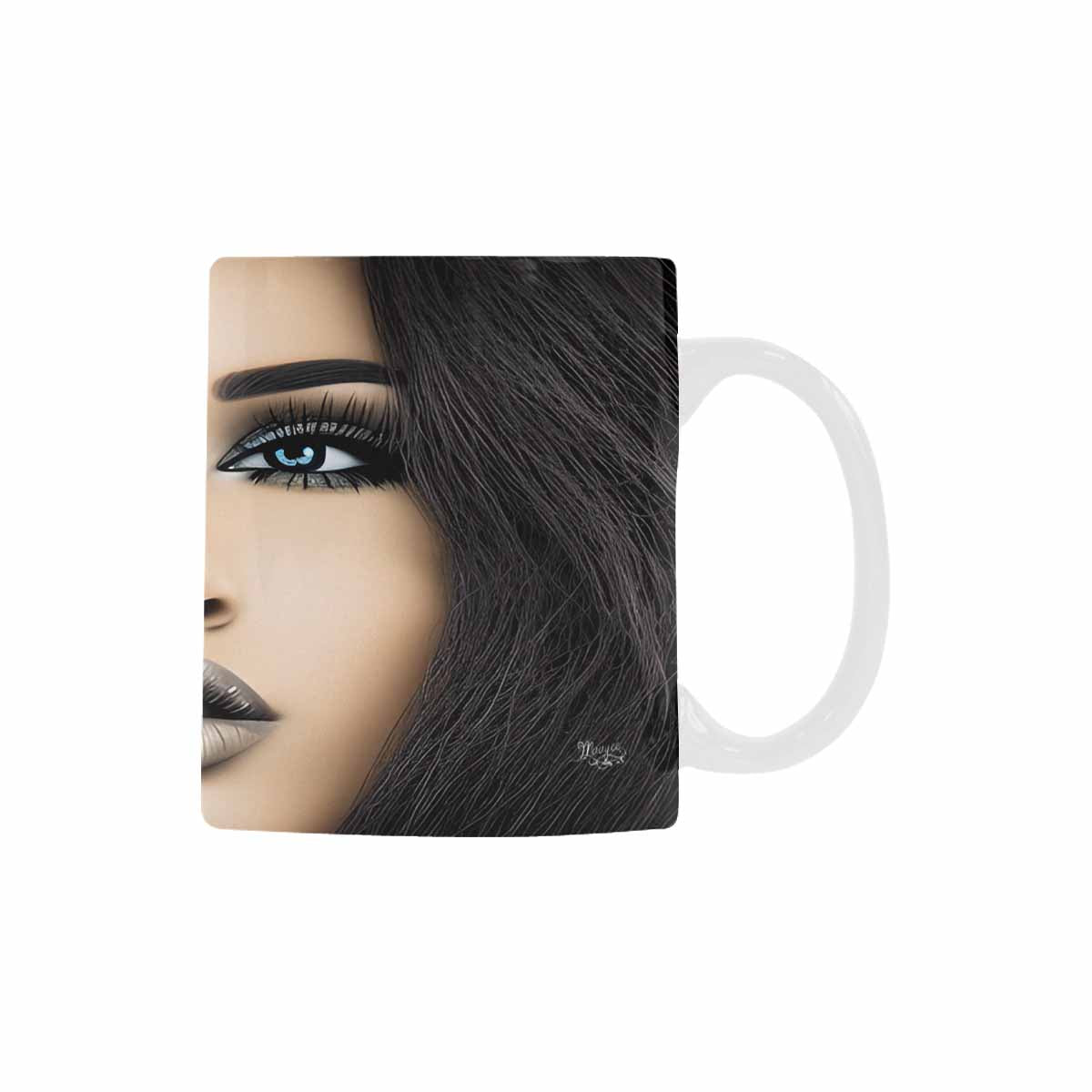 Quality Mug, coffee mug, tea cup, Black Faces, Set 1, design 30