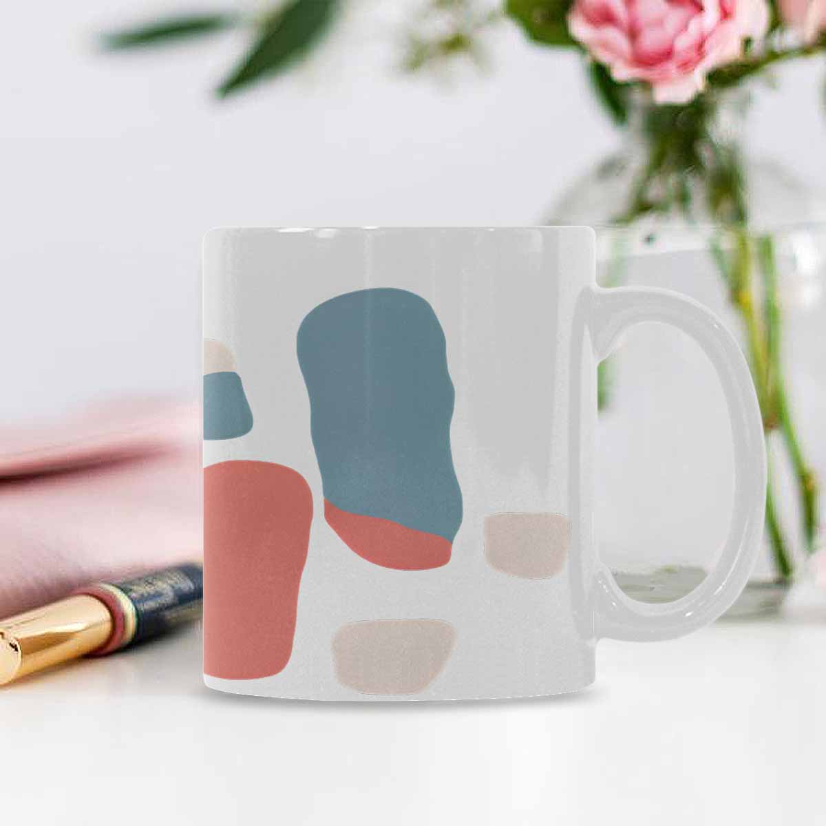 Quality Mug, coffee mug, tea cup, Bold Abstract, Set 1, design 81