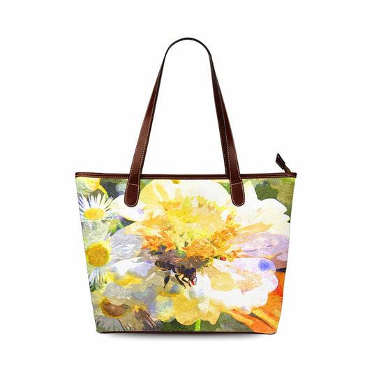 Classic Fabric handbag, watercolor floral, design 180