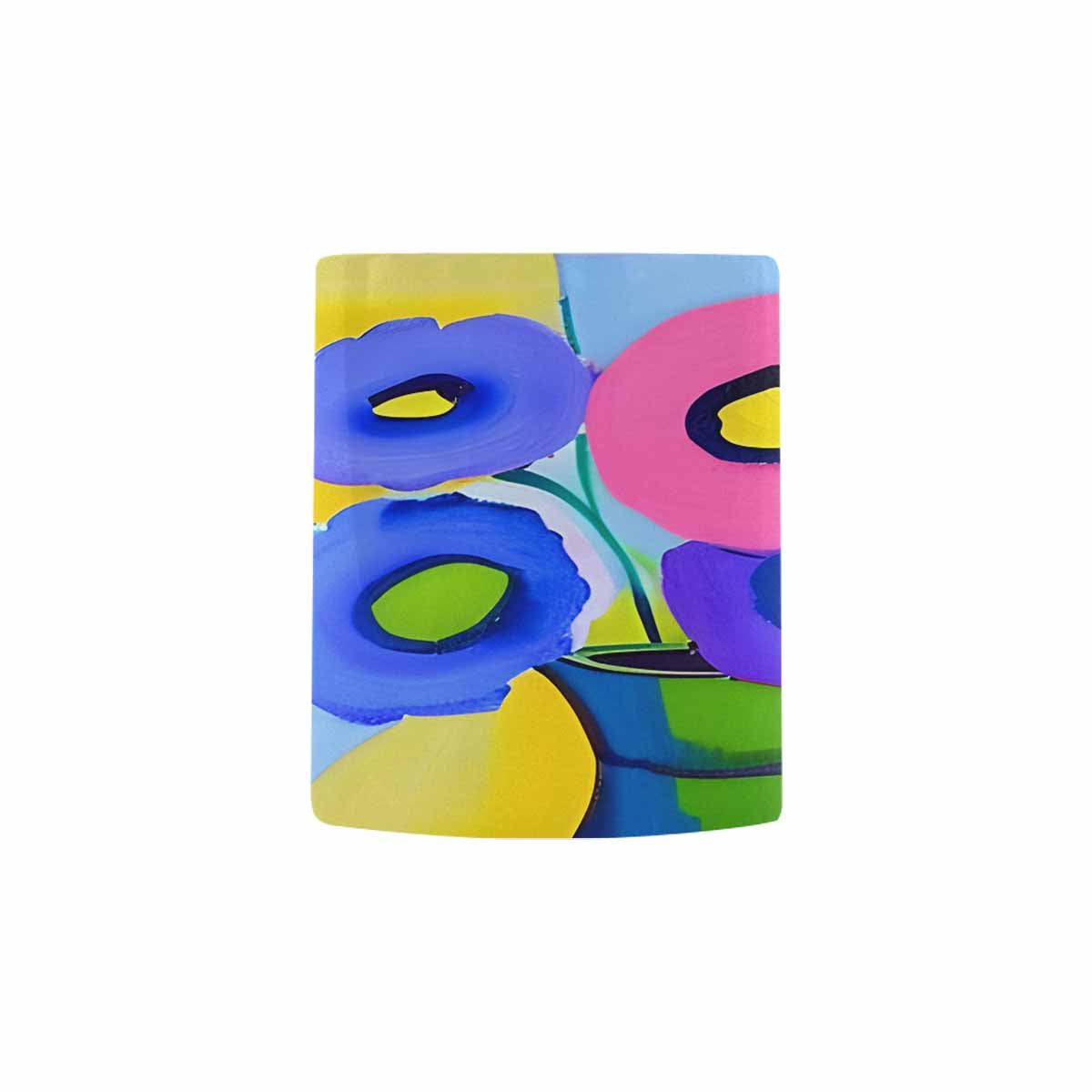 USA made Quality Mug, coffee mug, tea cup, Bright florals, Set 1, Design 71