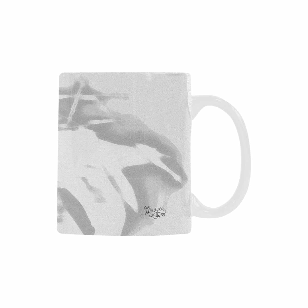 Quality Mug, coffee mug, tea cup, B & W Abstract, Set 1, design 99