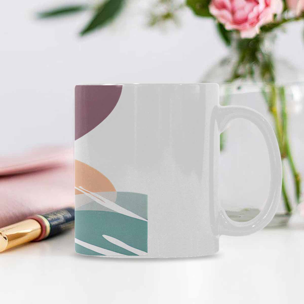 Quality Mug, coffee mug, tea cup, Bold Abstract, Set 1, design 71