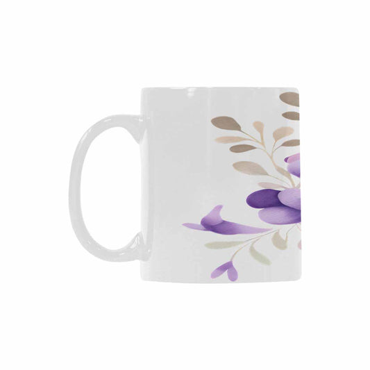 Quality Mug, coffee mug, tea cup, Bright florals, Set 2, design 25