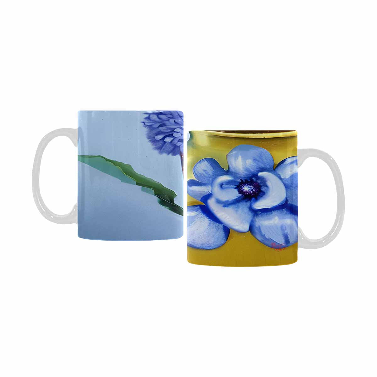 Quality Mug, coffee mug, tea cup, Bright florals, Set 1, Design 160