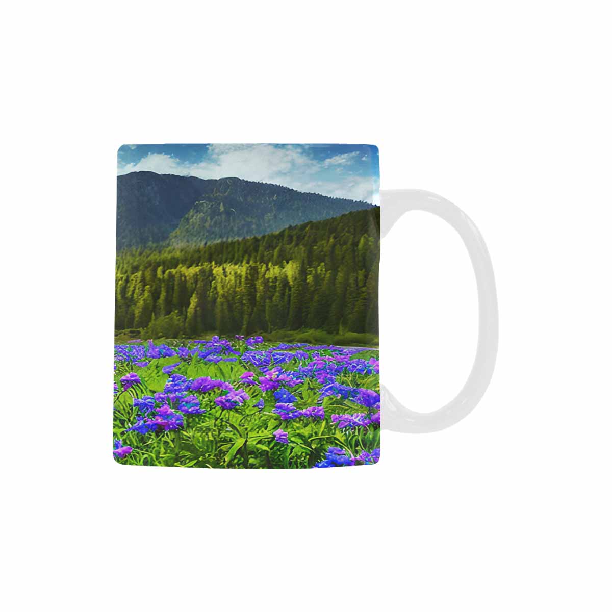 Rivers & Mountains Landscape mugs, set 1 design 29 (1)