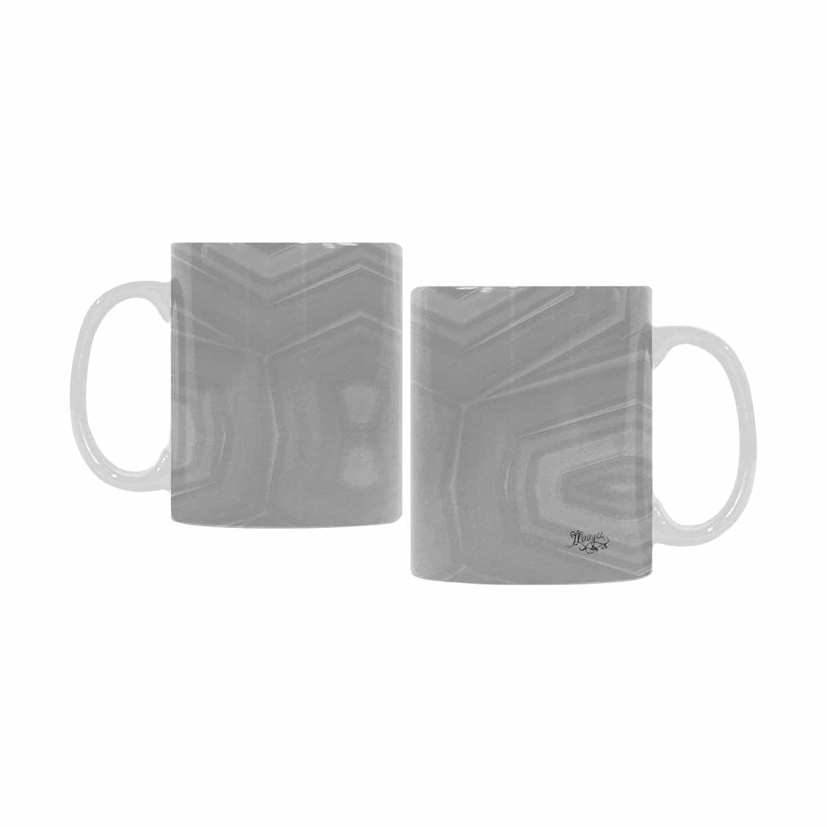 Quality Mug, coffee mug, tea cup, B & W Abstract, Set 1, design 140