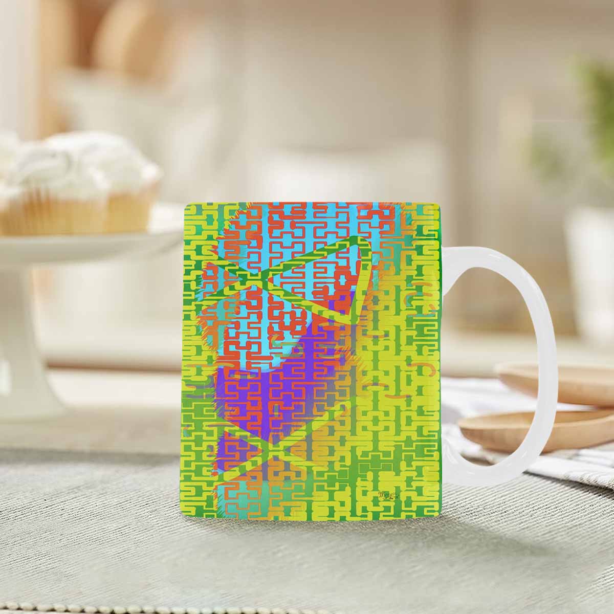 Unique Abstract design coffee mug, set 1, design 69