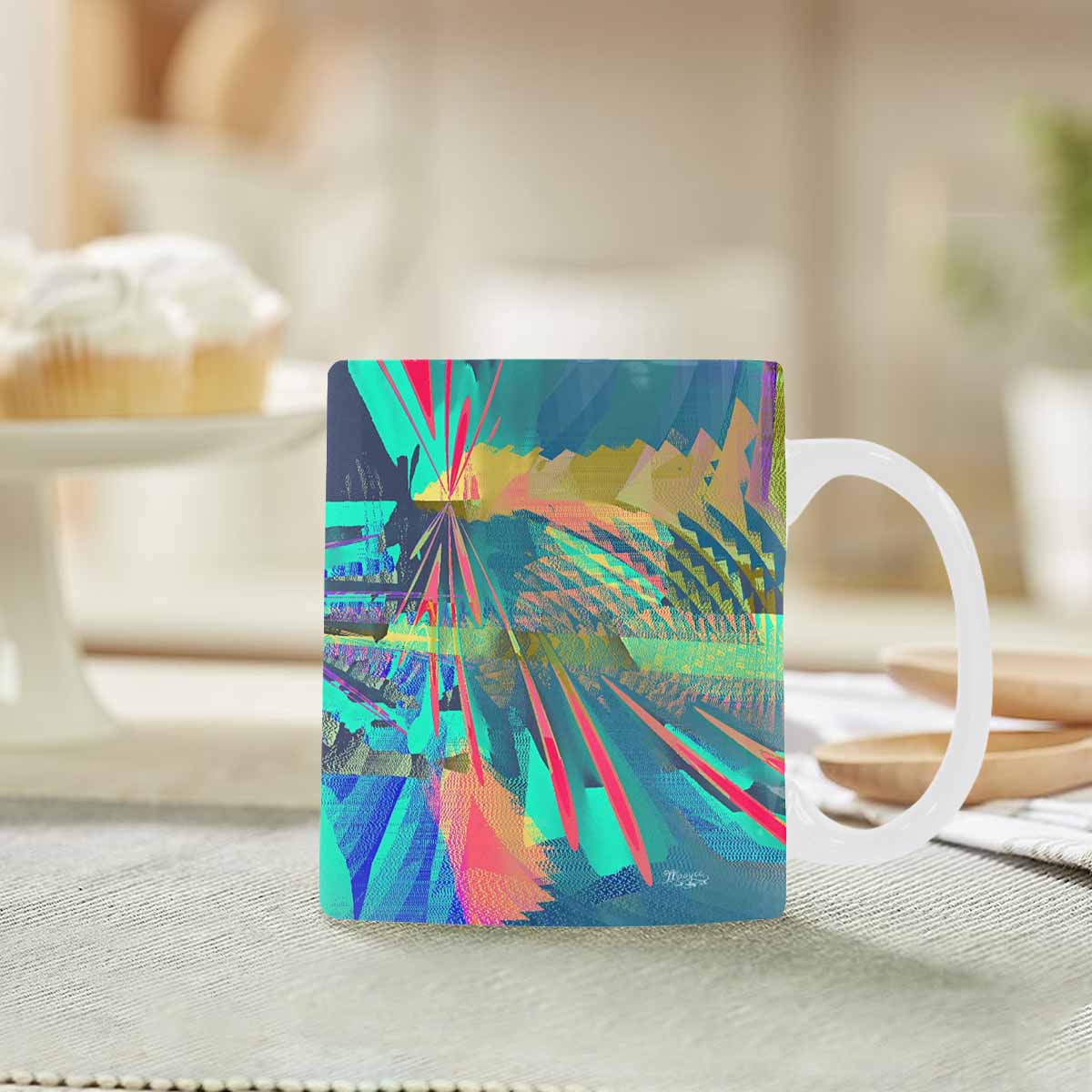 Unique Abstract design coffee mug, set 1, design 37