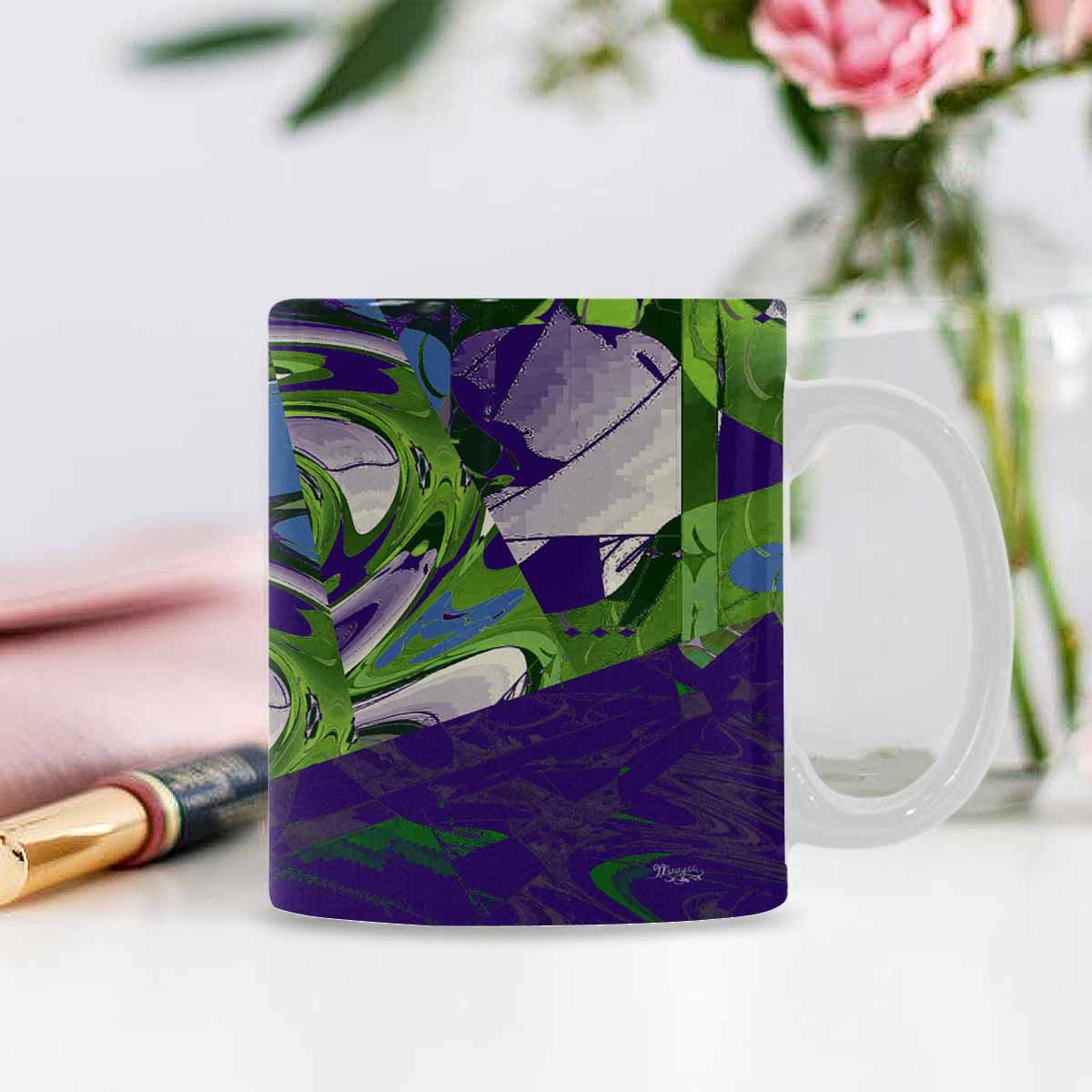 Unique Abstract design coffee mug, set 1, design 160