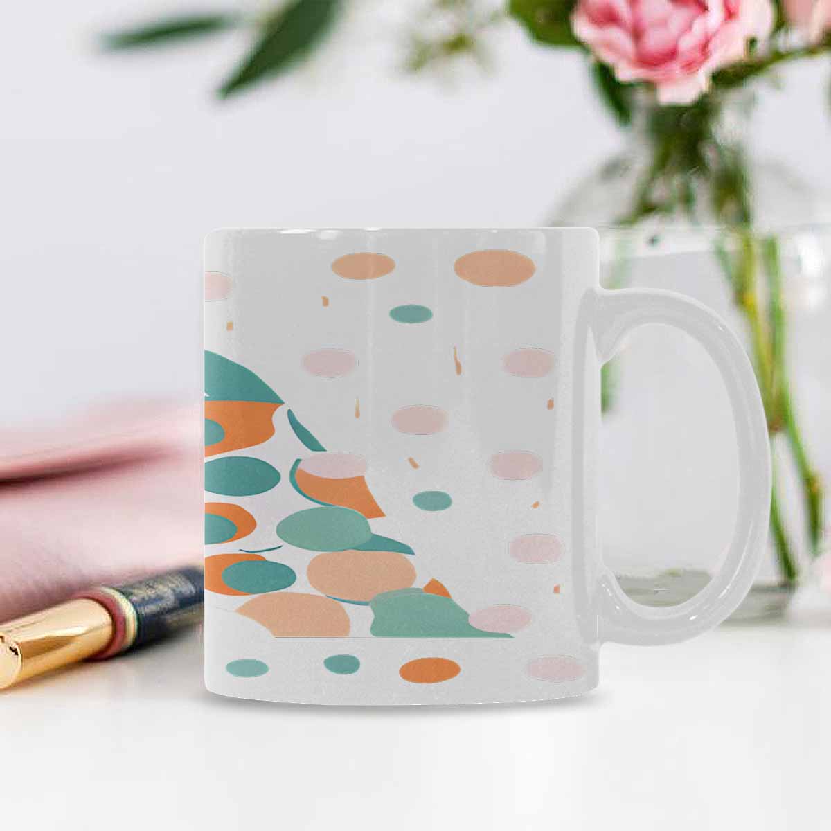 Quality Mug, coffee mug, tea cup, Bold Abstract, Set 1, design 98