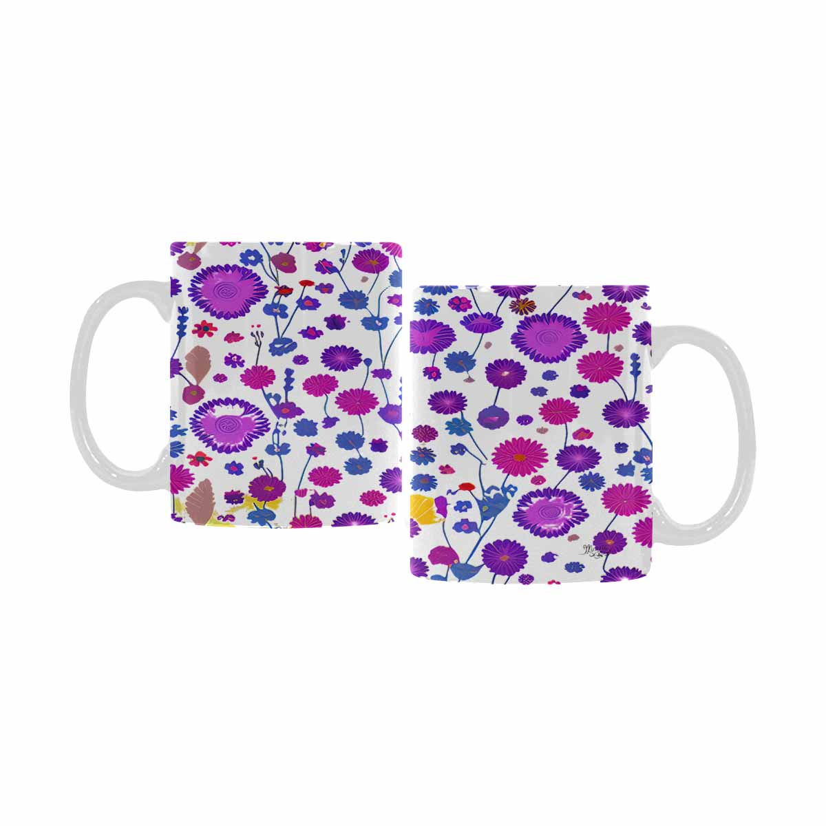 Quality Mug, coffee mug, tea cup, Set 1A, Mixed Floral design 23