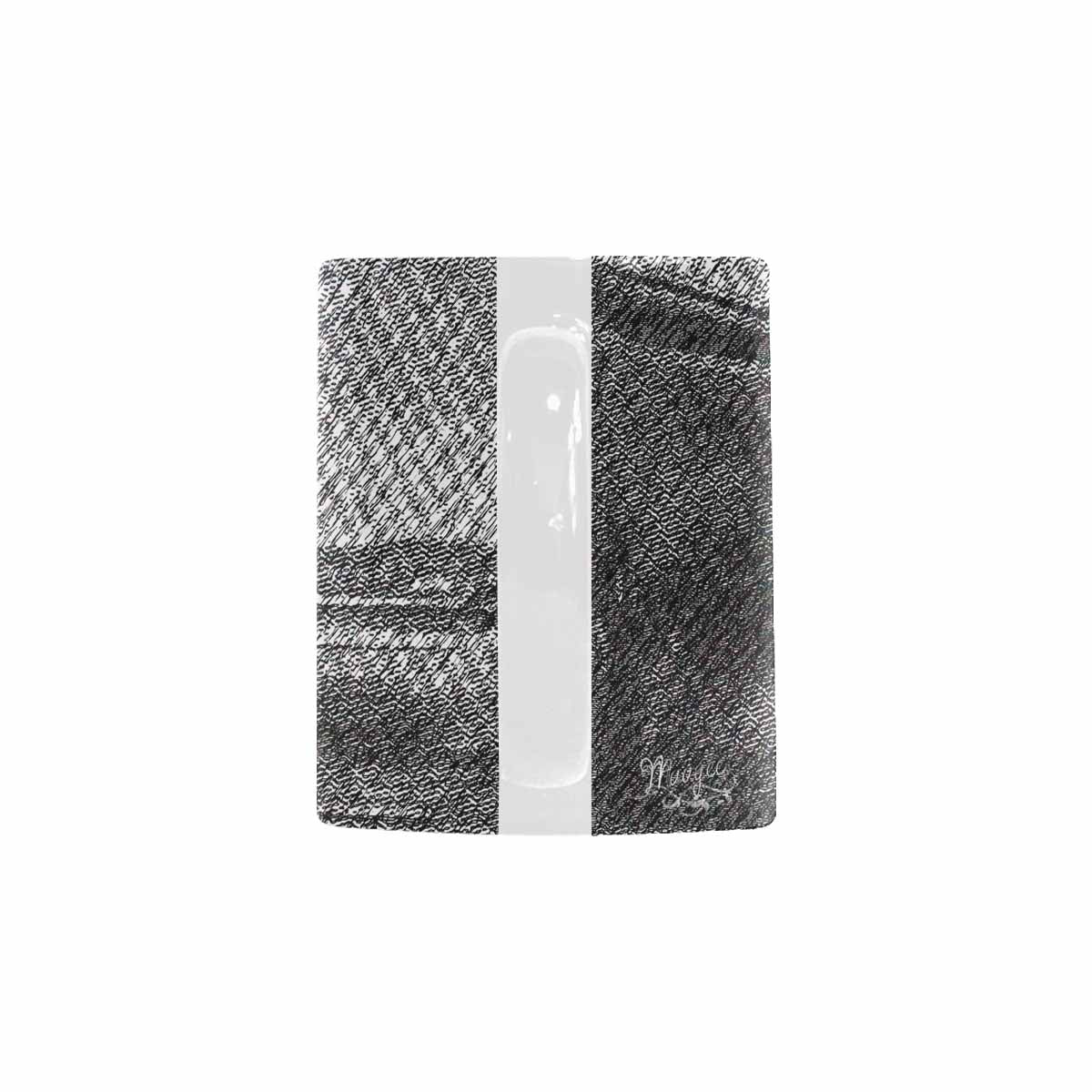 Quality Mug, coffee mug, tea cup, B & W Abstract, Set 1, design 72