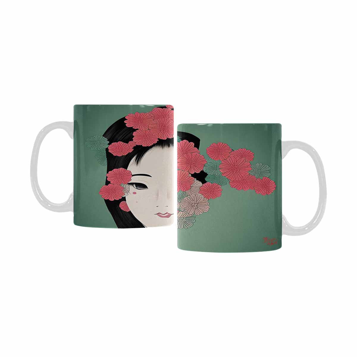 Quality Mug, coffee mug, tea cup, Asian Faces, Design 25