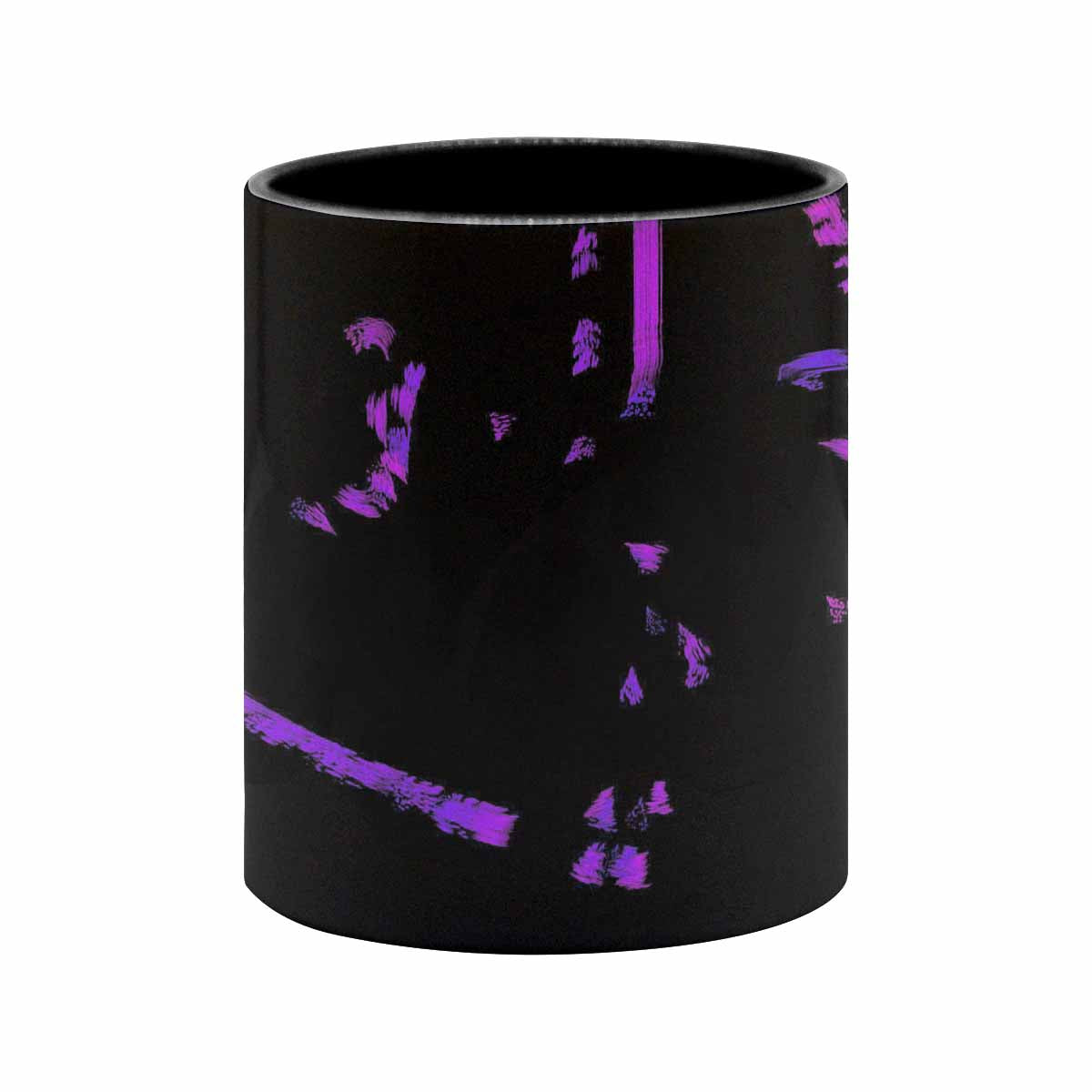 Coffee Mug, tea cup, black core, abstract, design 90