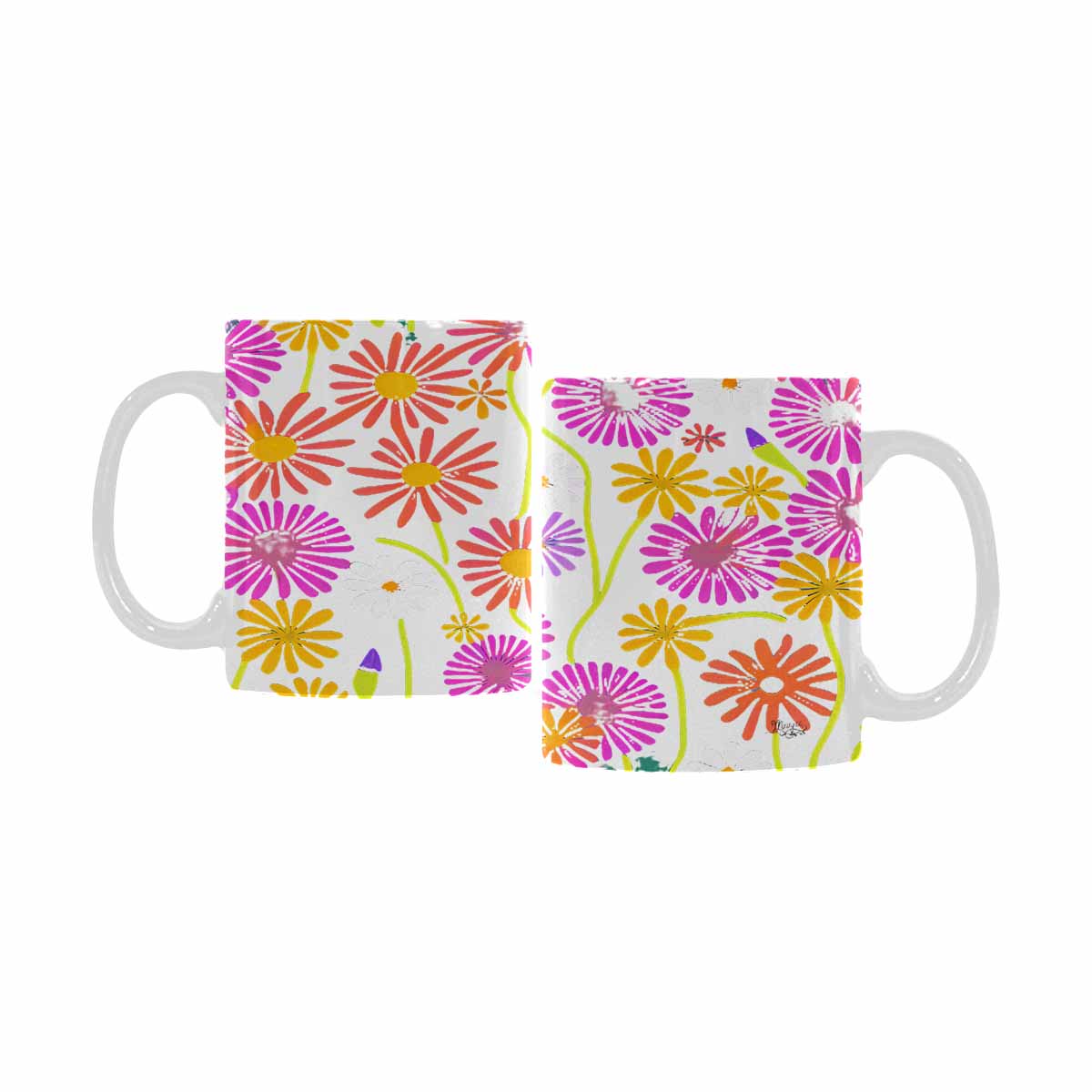 Quality Mug, coffee mug, tea cup, Set 1A, Mixed Floral design 40