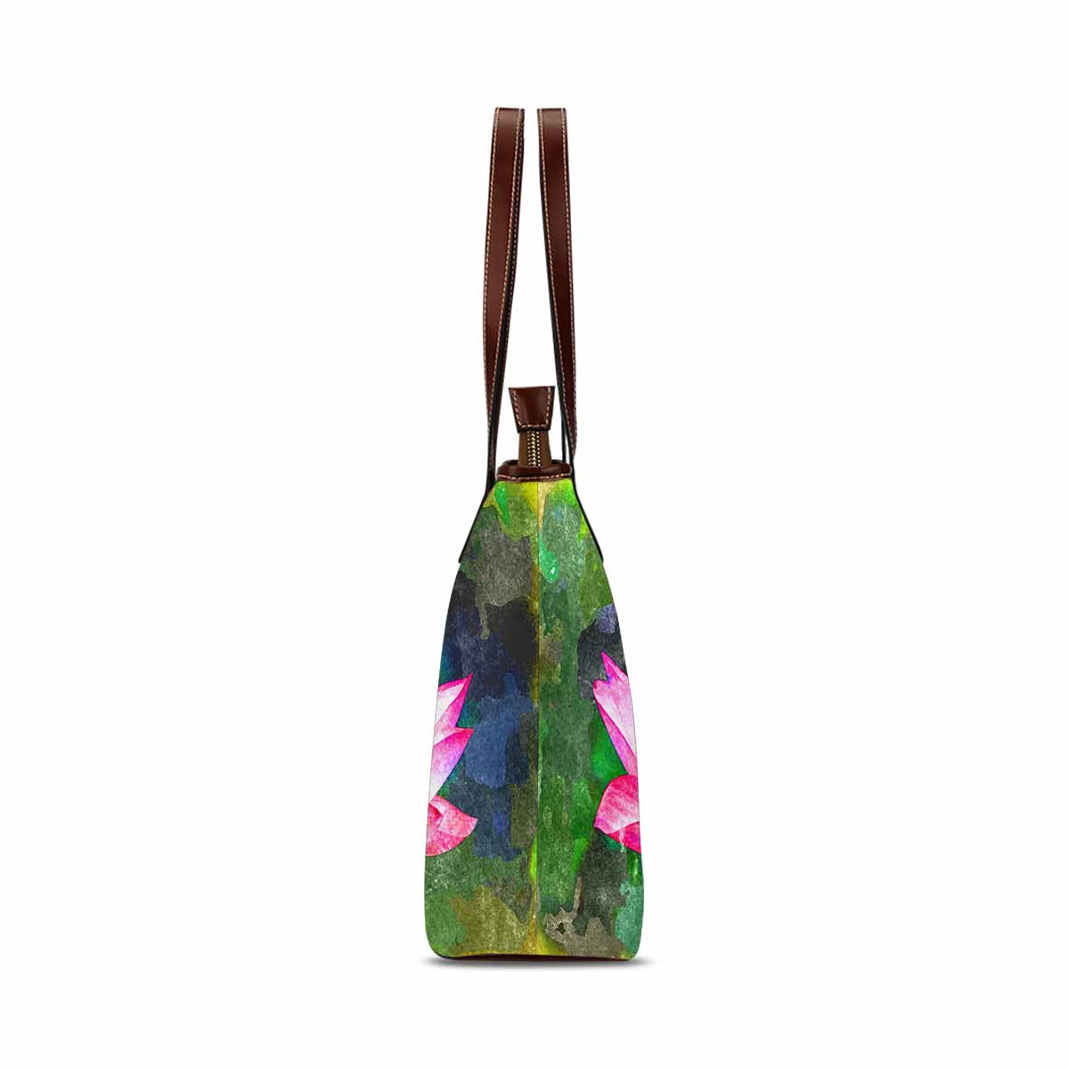 Classic Fabric handbag, watercolor floral, design 150