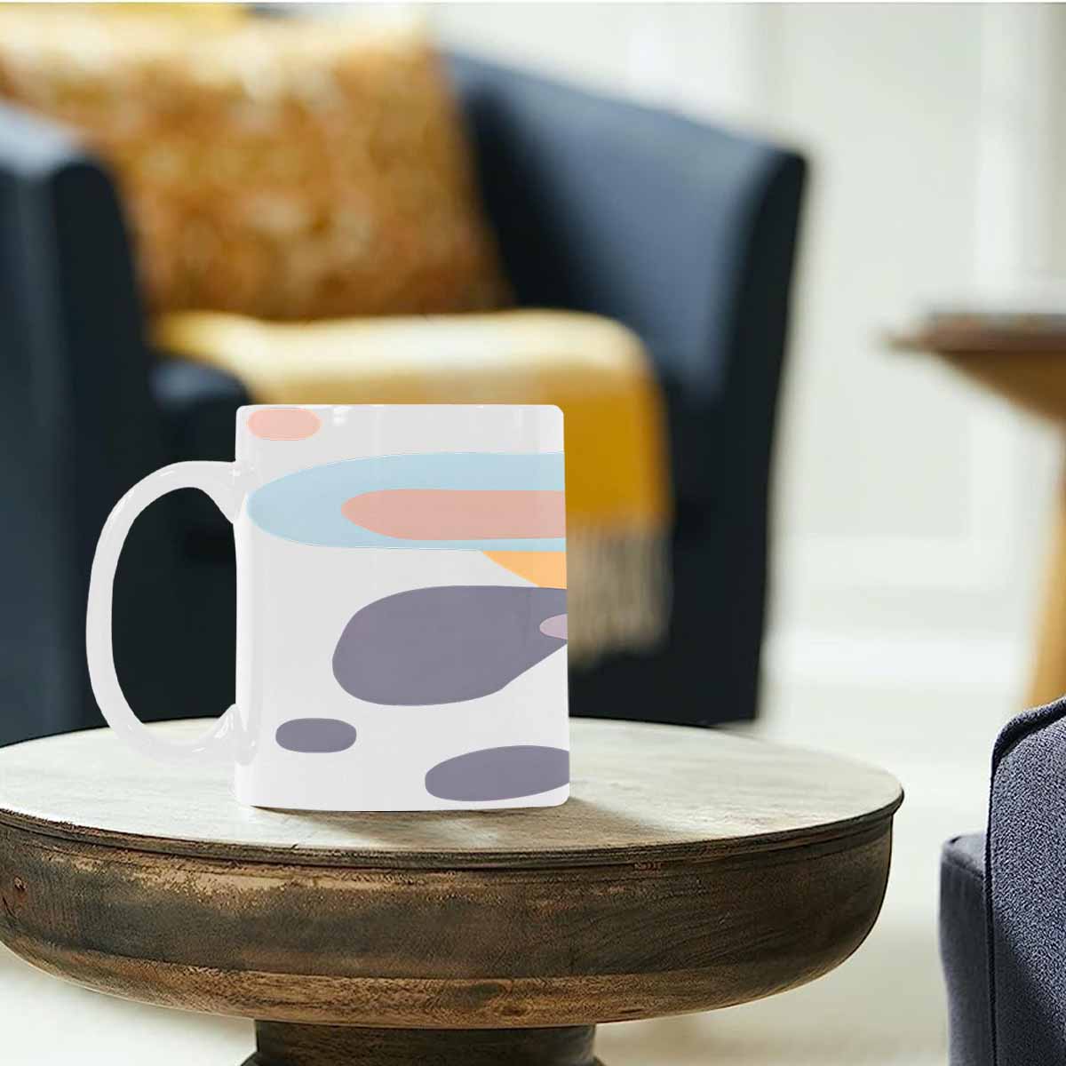 Quality Mug, coffee mug, tea cup, Bold Abstract, Set 1, design 34