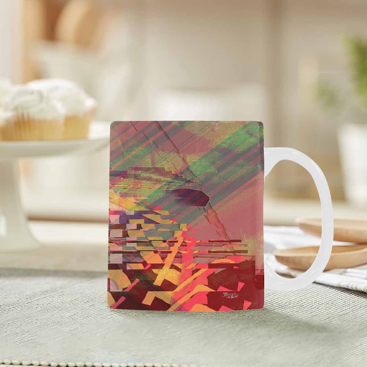 Unique Abstract design coffee mug, set 1, design 8