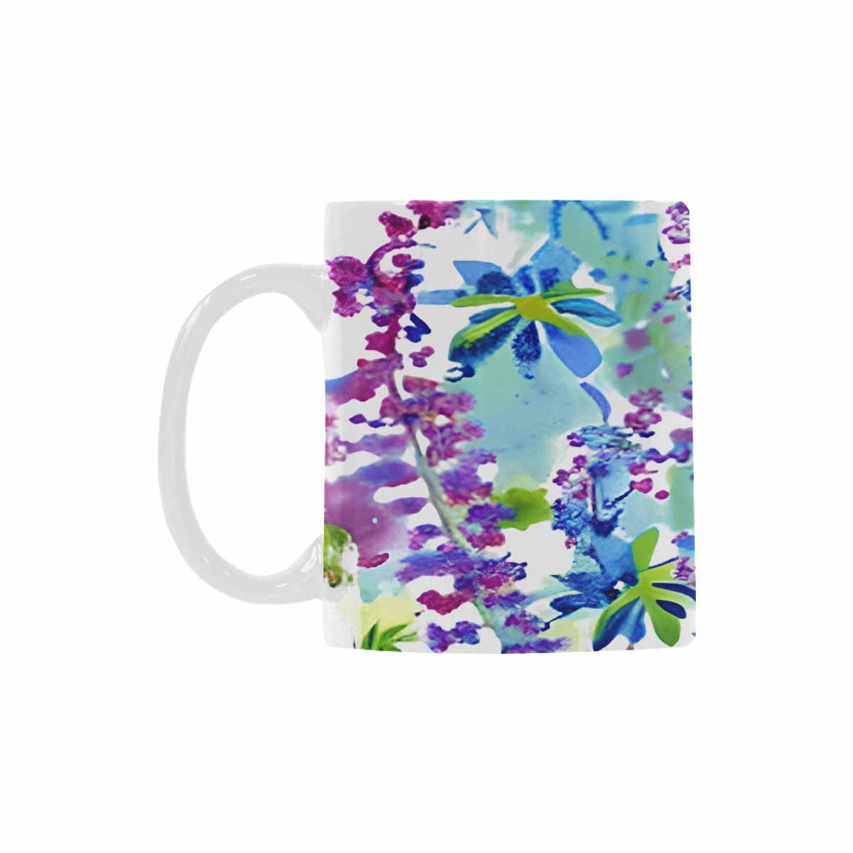 Quality Mug, coffee mug, tea cup, Bright florals, Set 1A, Design 33