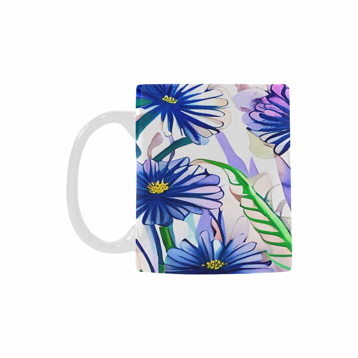 Quality Mug, coffee mug, tea cup, Bright florals, Set 1, Design 42