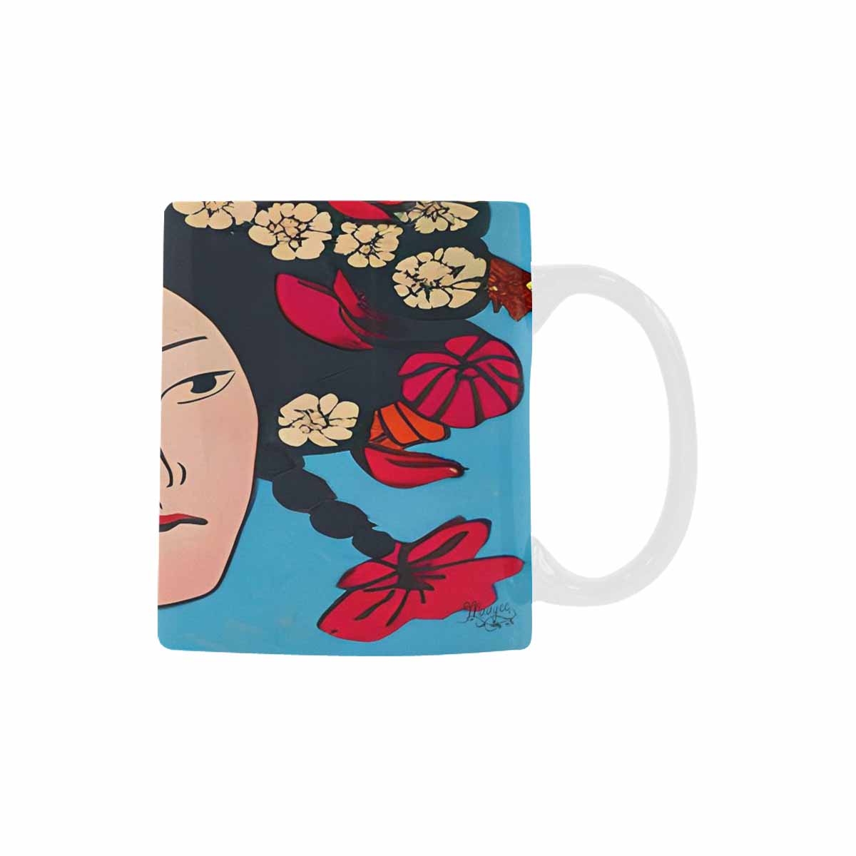 Quality Mug, coffee mug, tea cup, Asian Faces, Design 48