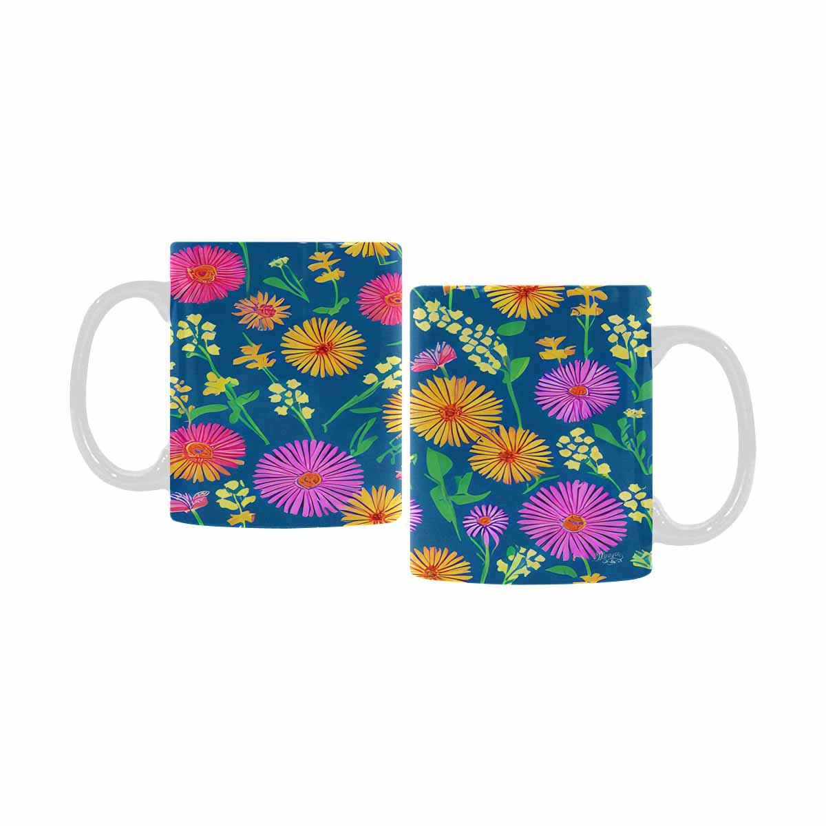 Quality Mug, coffee mug, tea cup, Set 1, Mixed Floral design 47