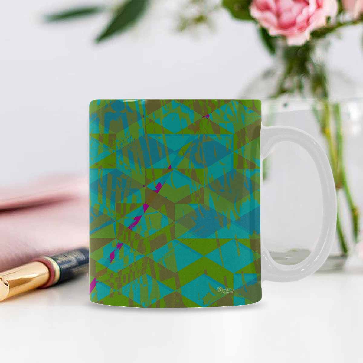 Unique Abstract design coffee mug, set 1, design 78