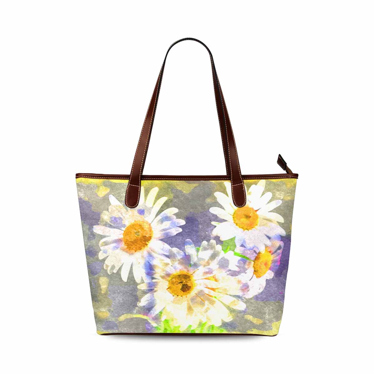 Classic Fabric handbag, watercolor floral, design 27