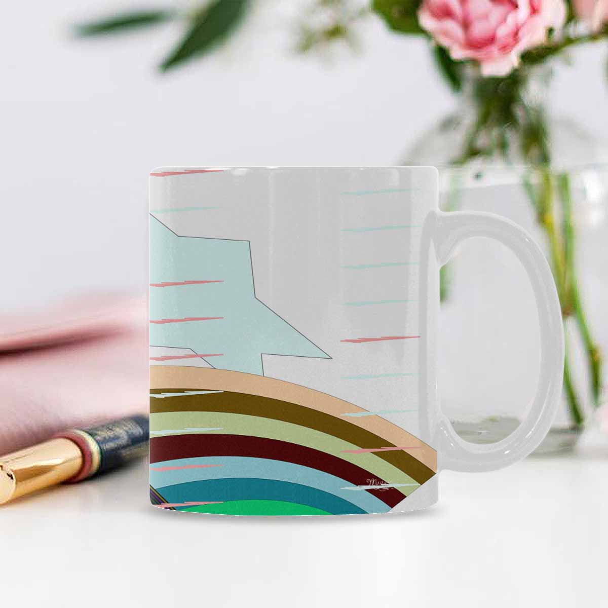 Unique Abstract design coffee mug, set 1, design 188