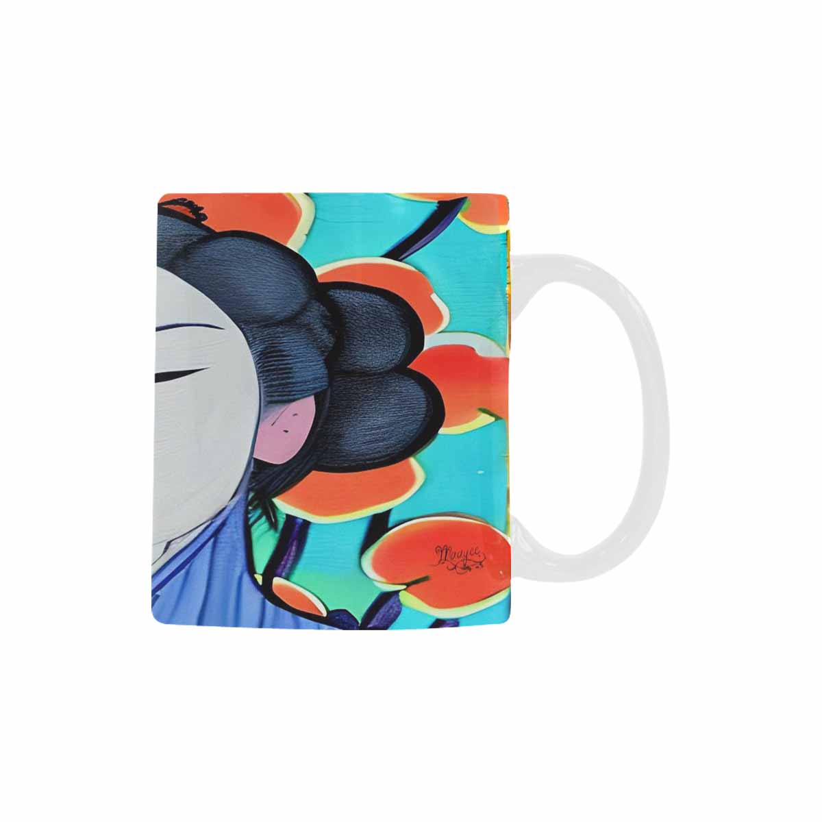 Quality Mug, coffee mug, tea cup, Asian Faces, Design 59