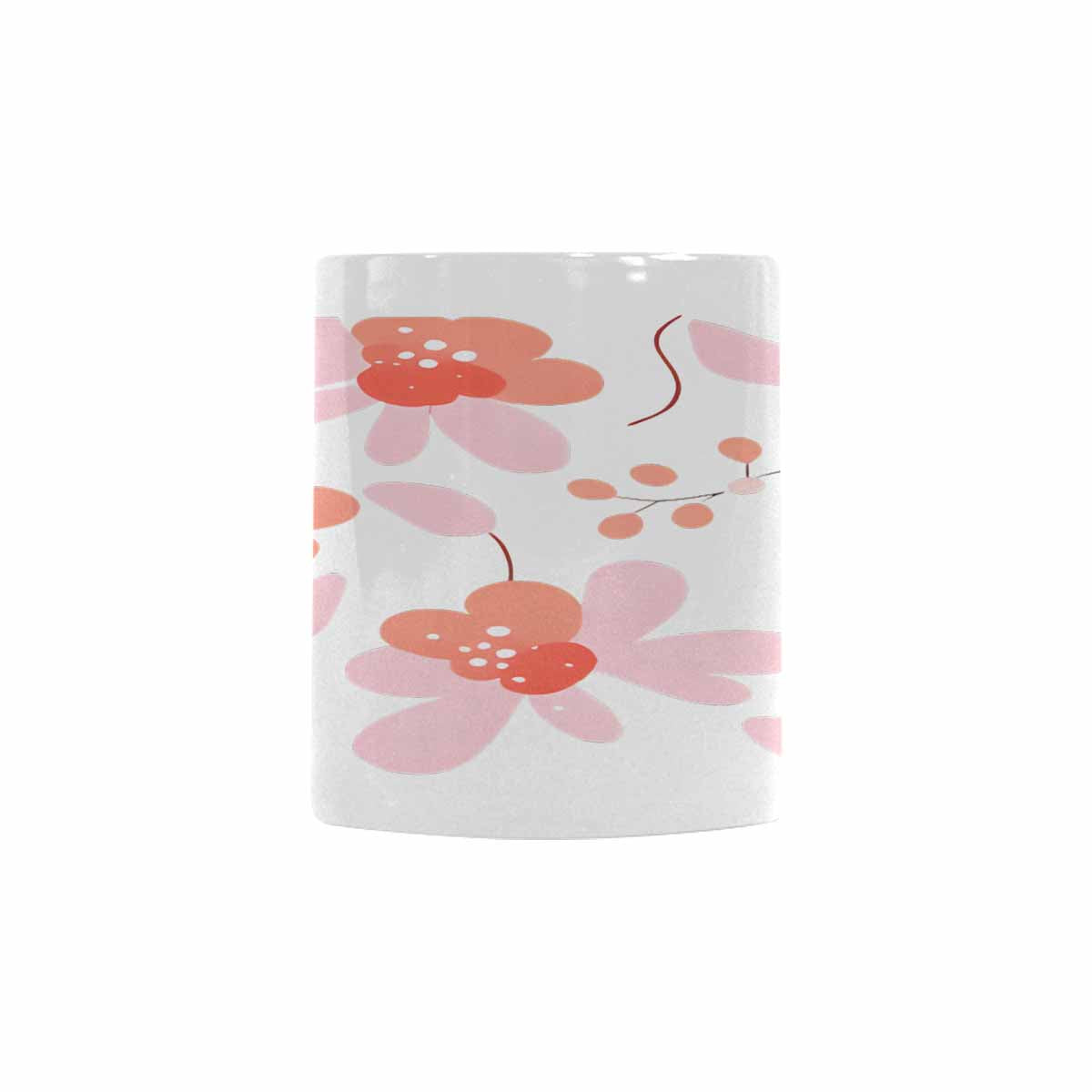 Quality Mug, coffee mug, tea cup, Bright florals, Set 2, design 4