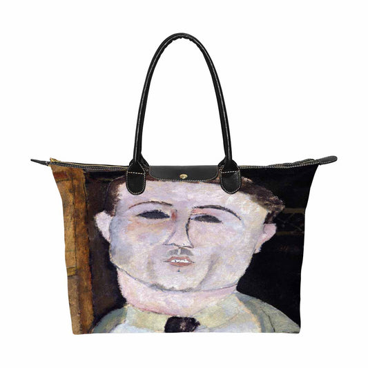 Classic handbag, Modigliani design, choice of 2 colors, Paul Guillaume