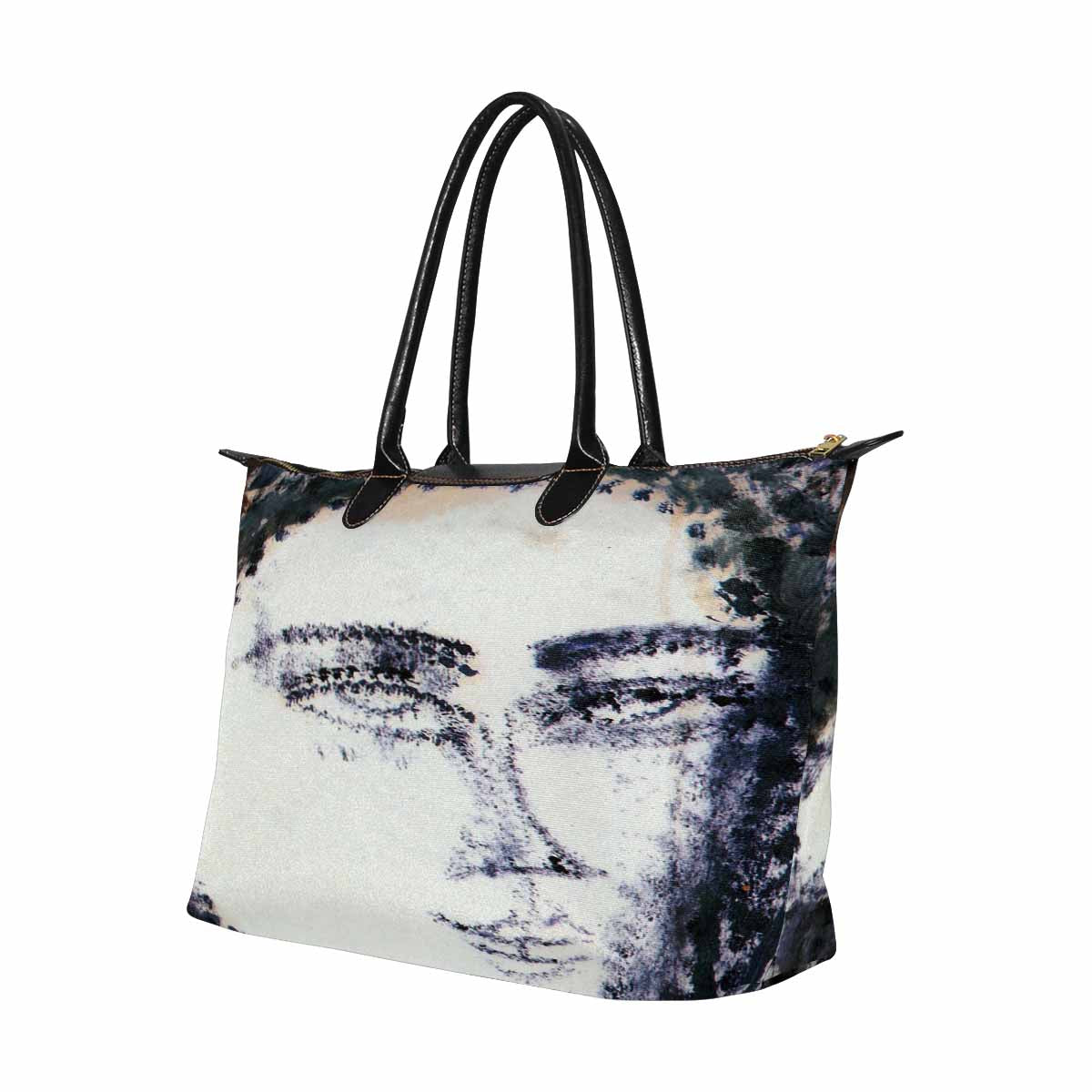 Classic handbag, Modigliani design, choice of 2 colors, Head number 2