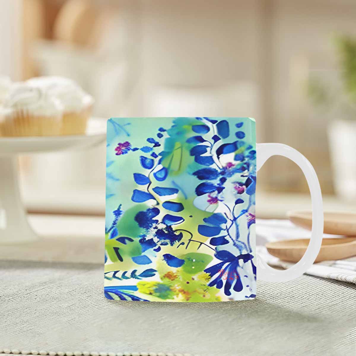 Quality Mug, coffee mug, tea cup, Bright florals, Set 1, Design 33
