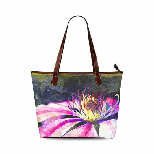 Classic Fabric handbag, watercolor floral, design 56