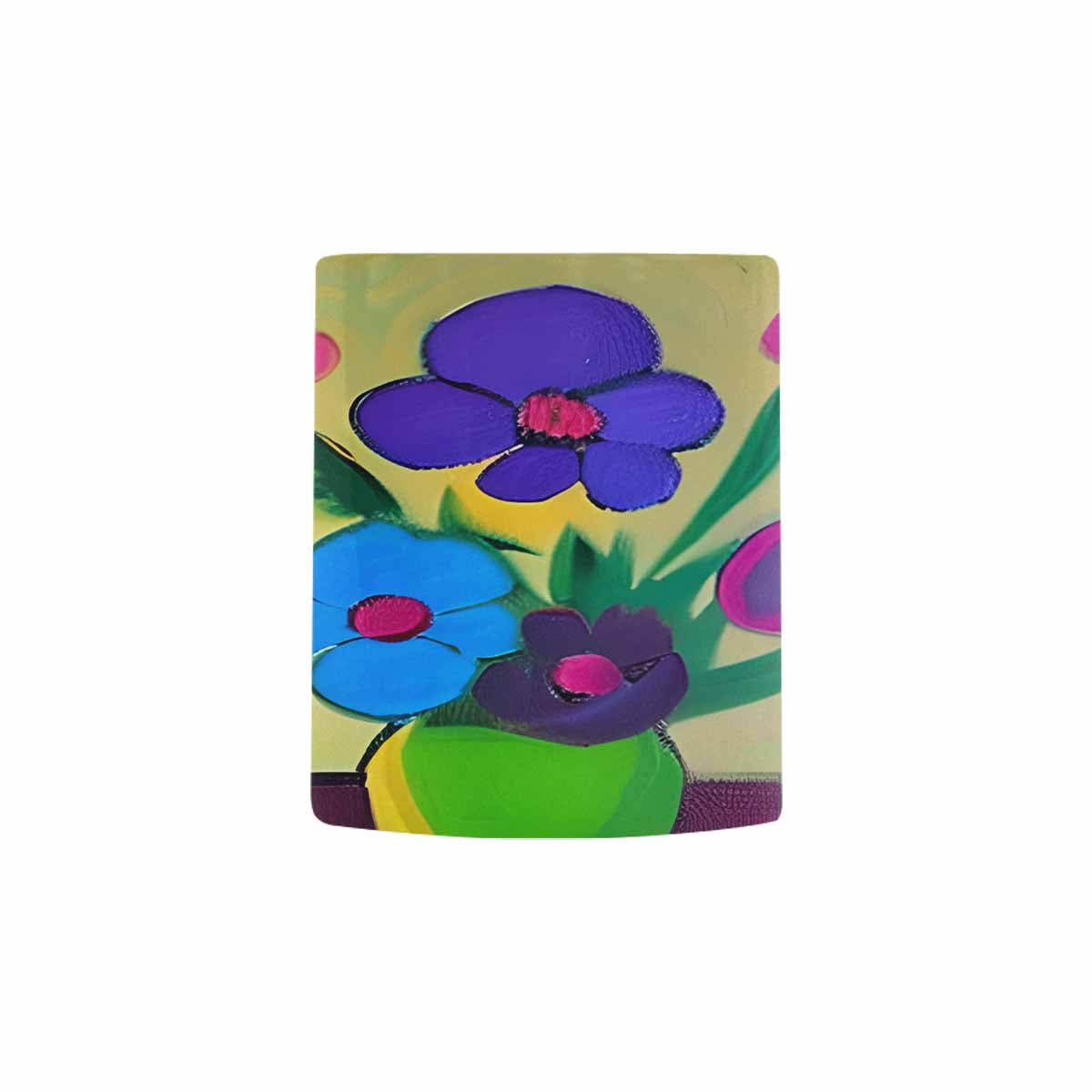 USA made Quality Mug, coffee mug, tea cup, Bright florals, Set 1, Design 67