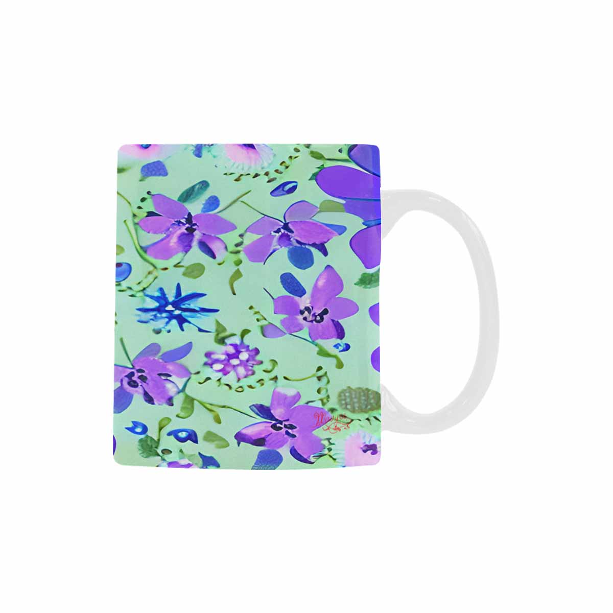Quality Mug, coffee mug, tea cup, Bright florals, Set 1, Design 121