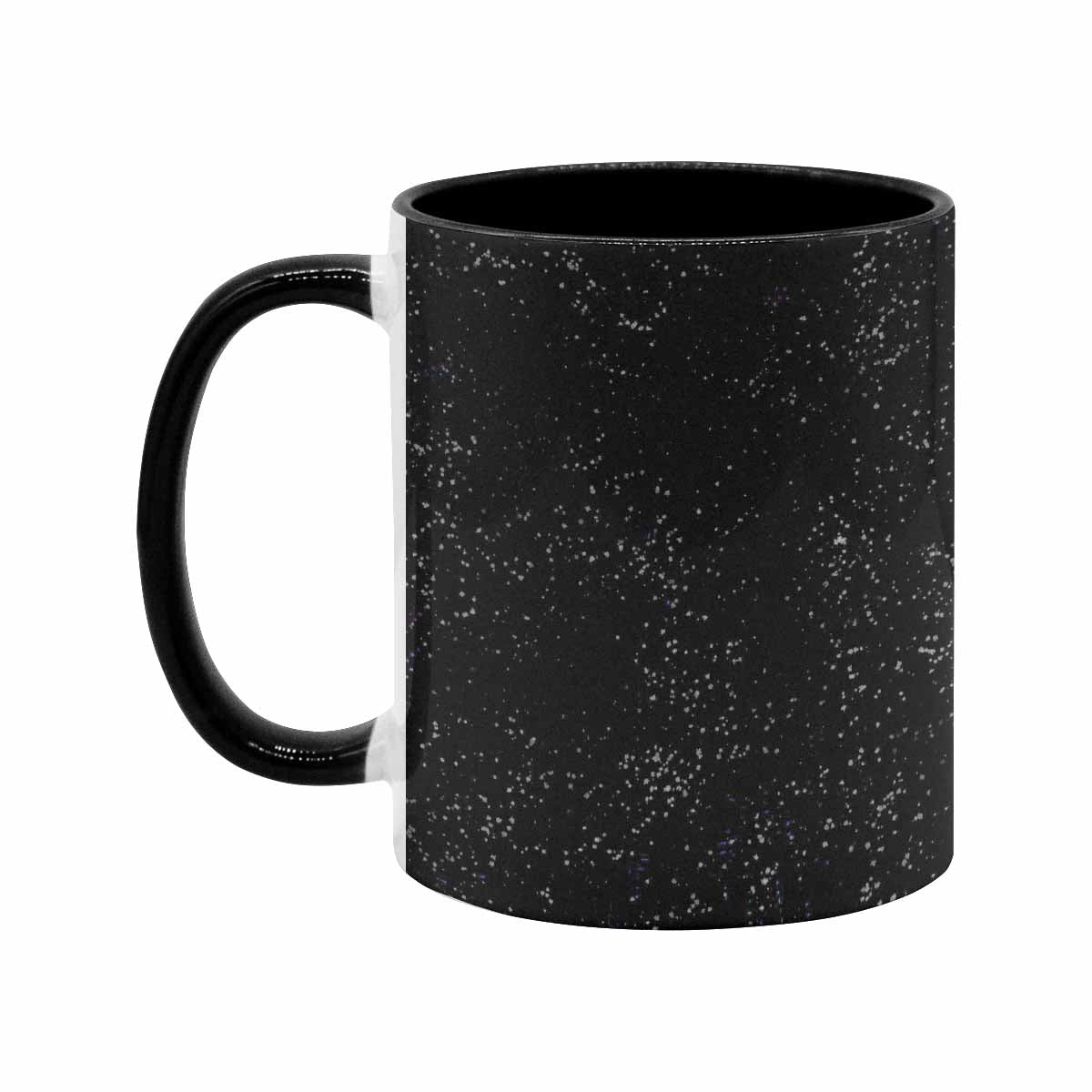 Coffee Mug, tea cup, black core, abstract, design 112