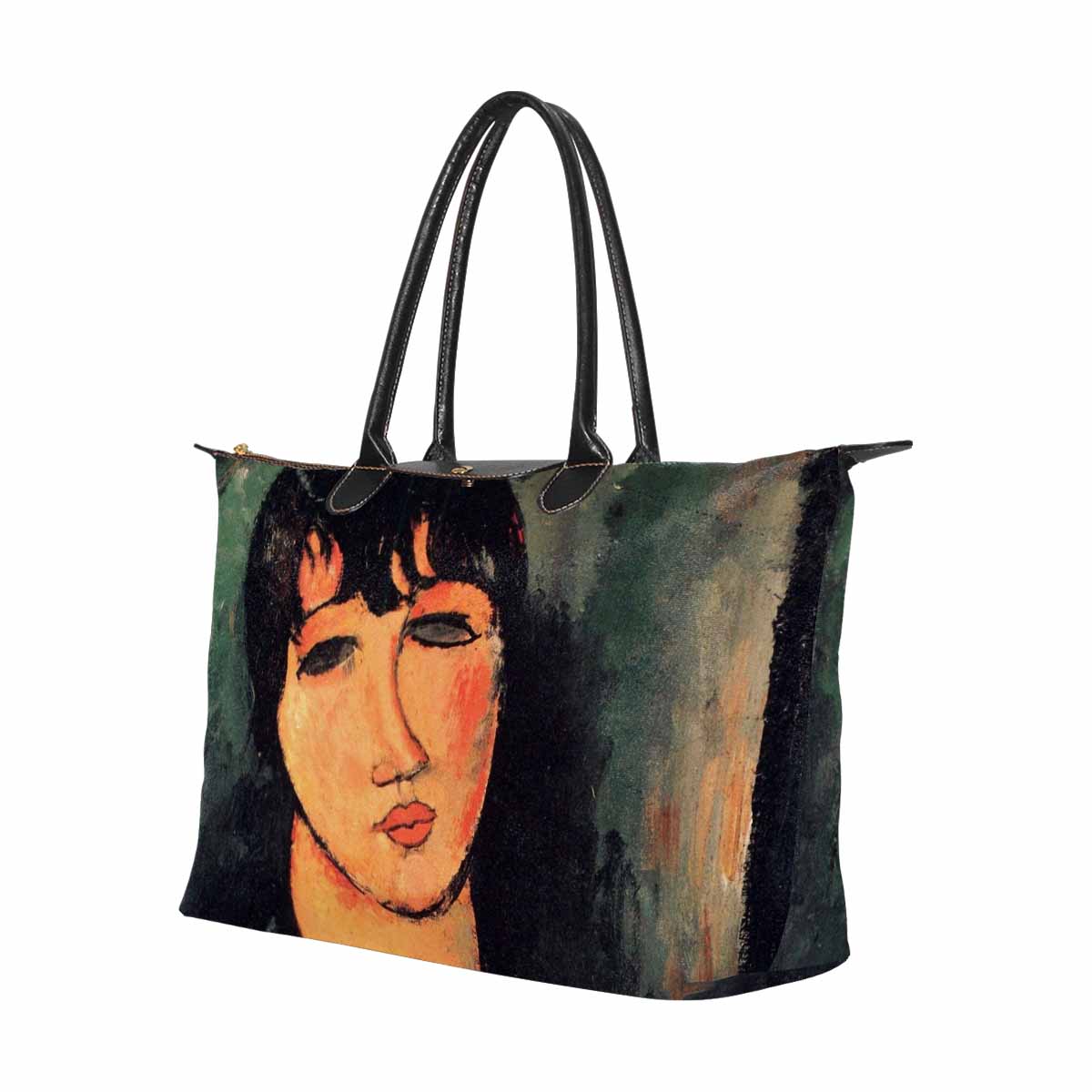 Classic handbag, Modigliani design, choice of 2 colors, Housemaid