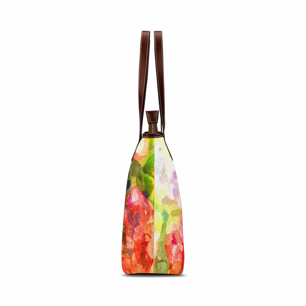 Classic Fabric handbag, watercolor floral, design 232