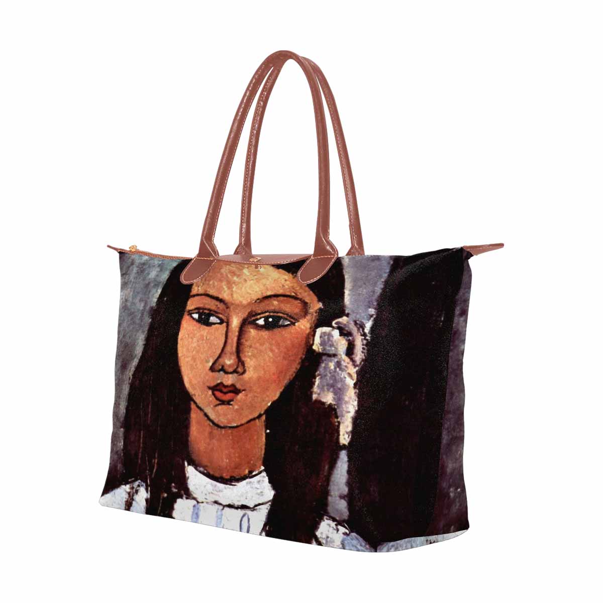 Classic handbag, Modigliani design, choice of 2 colors, Alice