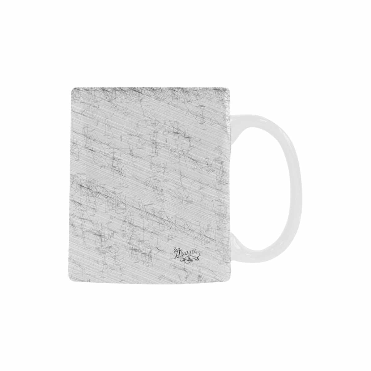 Quality Mug, coffee mug, tea cup, B & W Abstract, Set 1, design 164