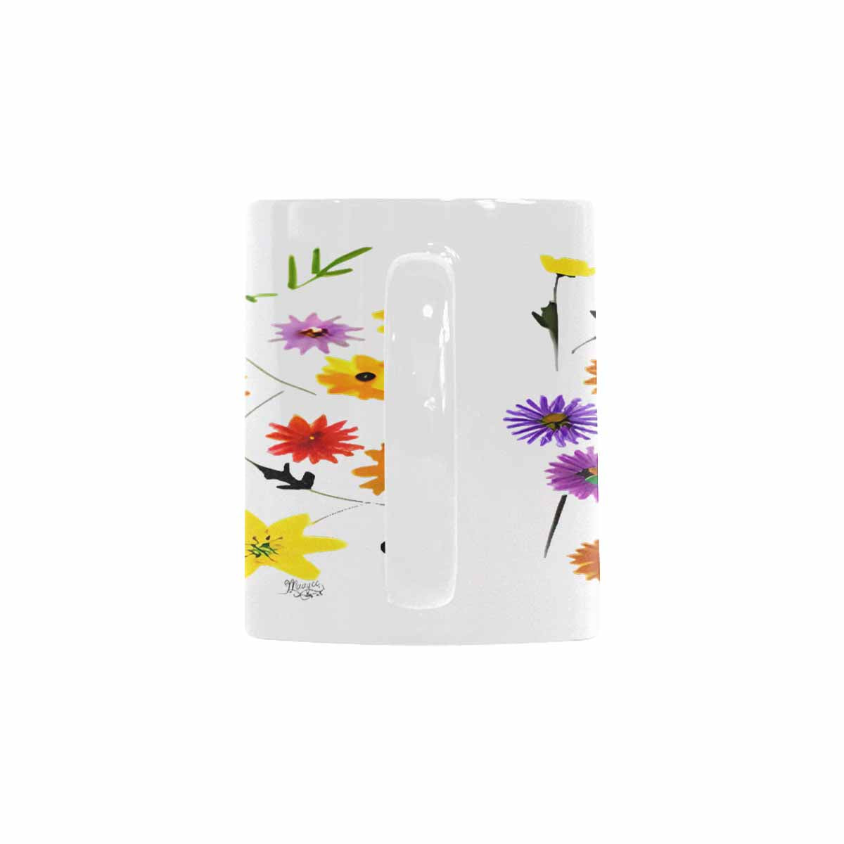 Quality Mug, coffee mug, tea cup, Bright florals, Set 2, design 73
