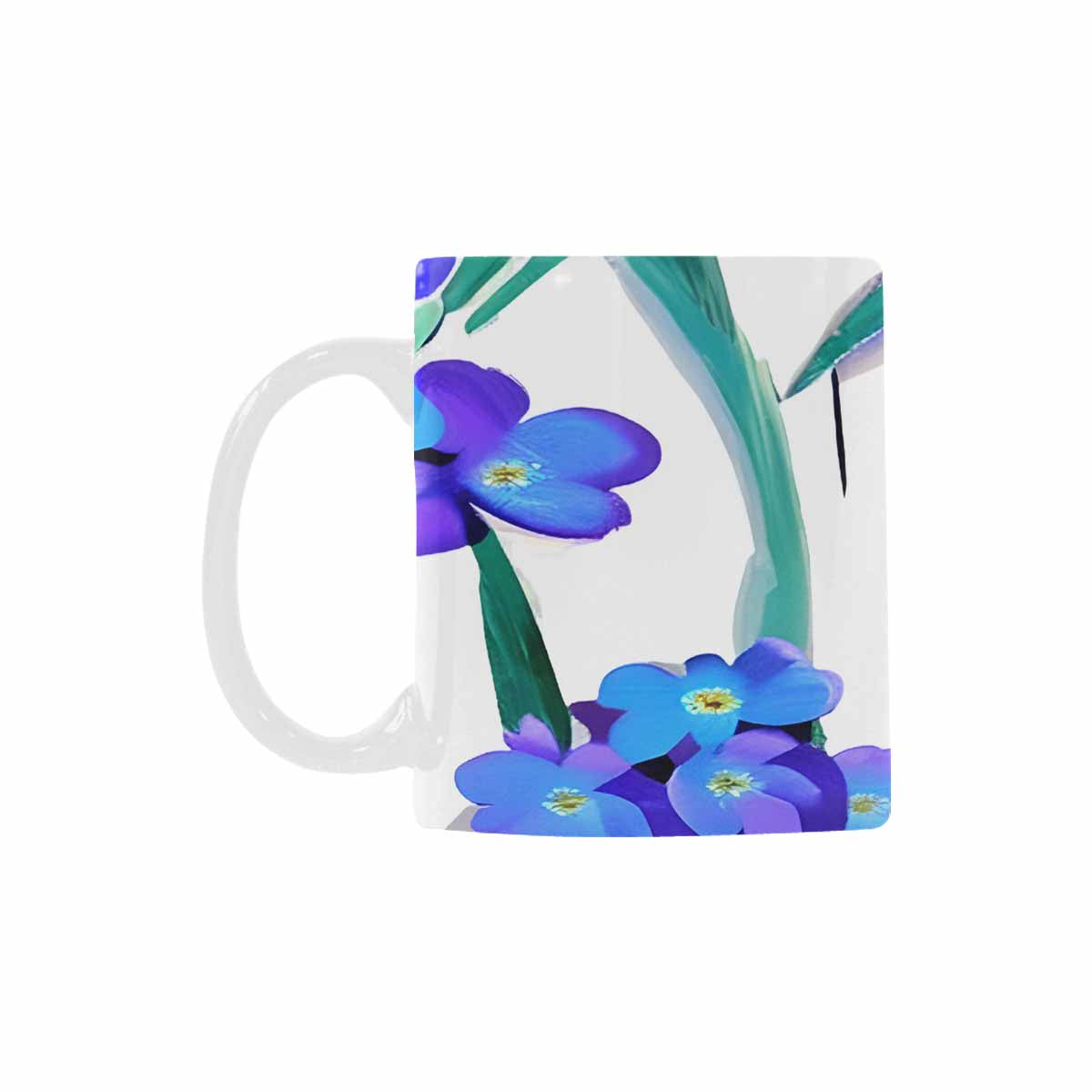 USA made Quality Mug, coffee mug, tea cup, Bright florals, Set 1A, Design 63