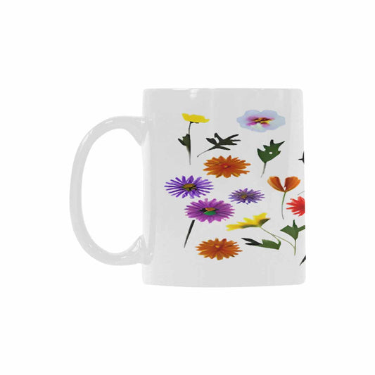 Quality Mug, coffee mug, tea cup, Bright florals, Set 2, design 73