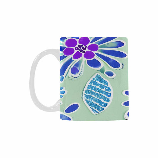 Quality Mug, coffee mug, tea cup, Bright florals, Set 1, Design 126