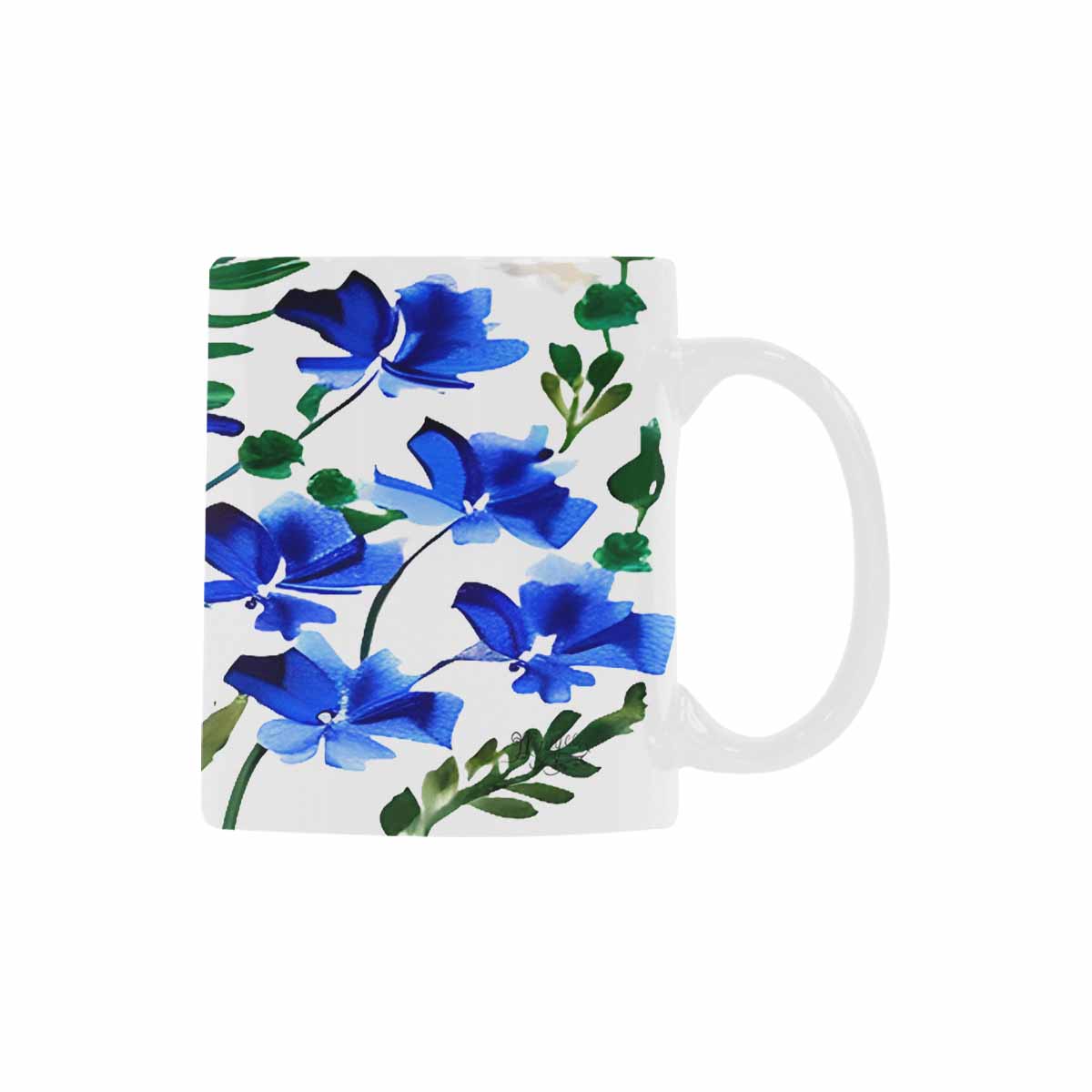 Quality Mug, coffee mug, tea cup, Bright florals, Set 1A, Design 80